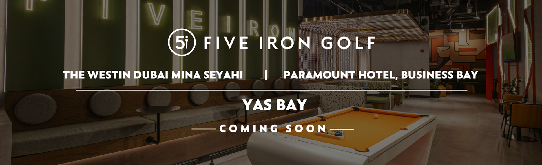 Five Iron Golf announces Yas Bay coming soon alongside its Dubai venues