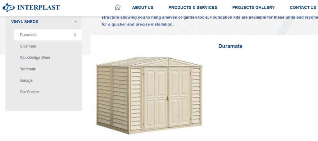Interplast Sheds
